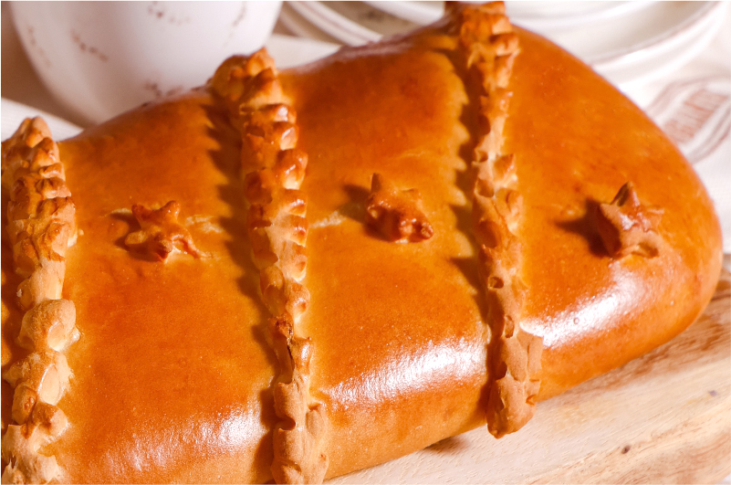 Кулебяка с мясом и капустой