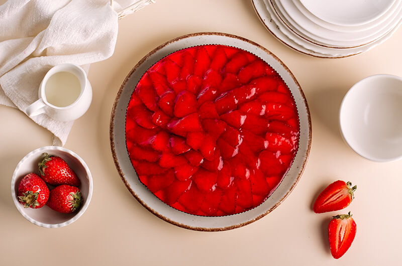Пай с клубникой