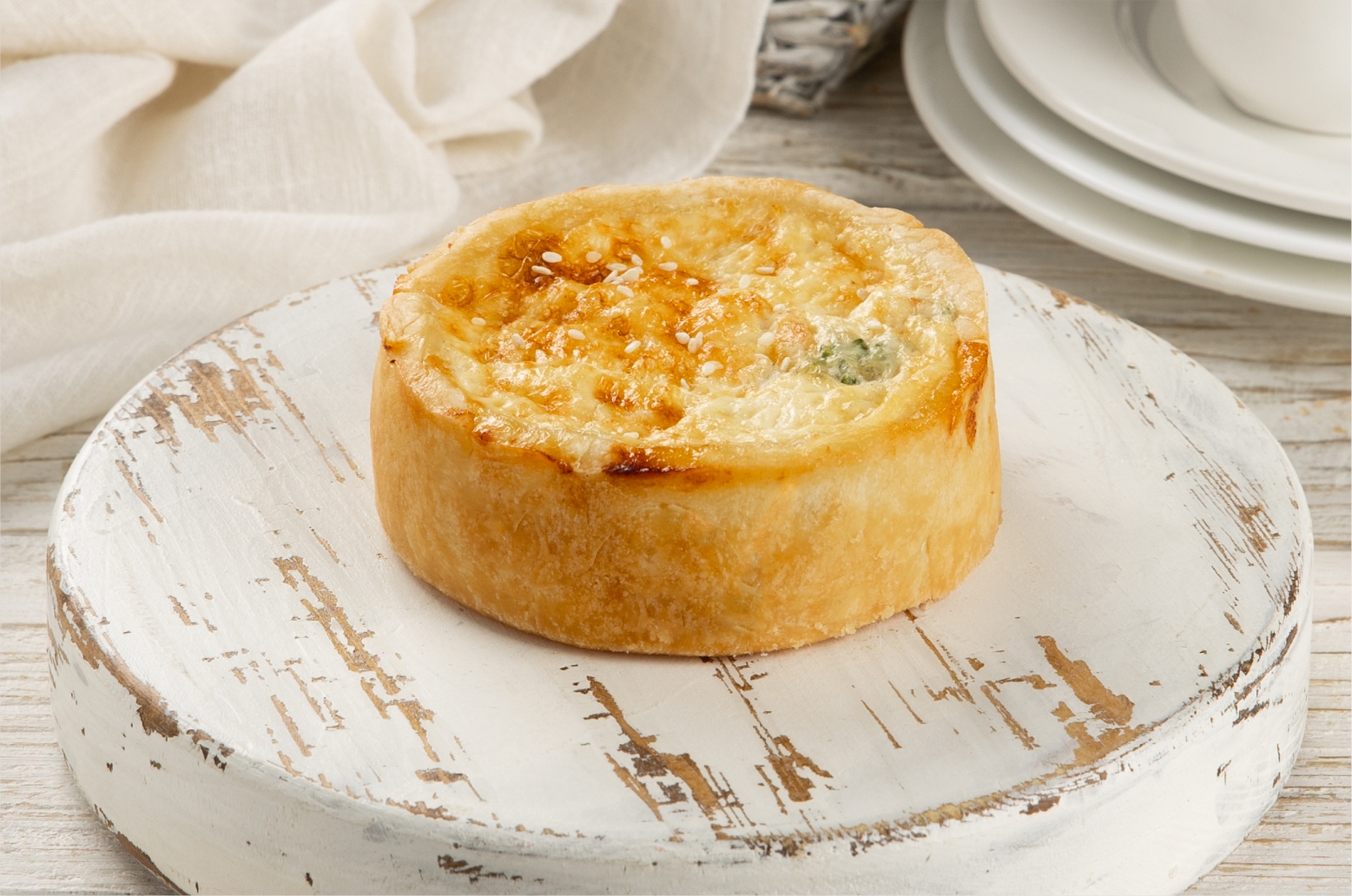 Киш с рыбой (мини)