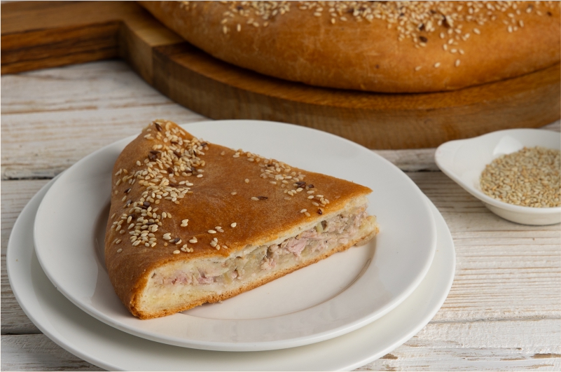 Пирог «Петровский» с мясом и картофелем