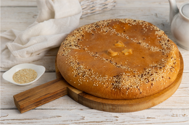 Пирог «Петровский» с мясом и картофелем