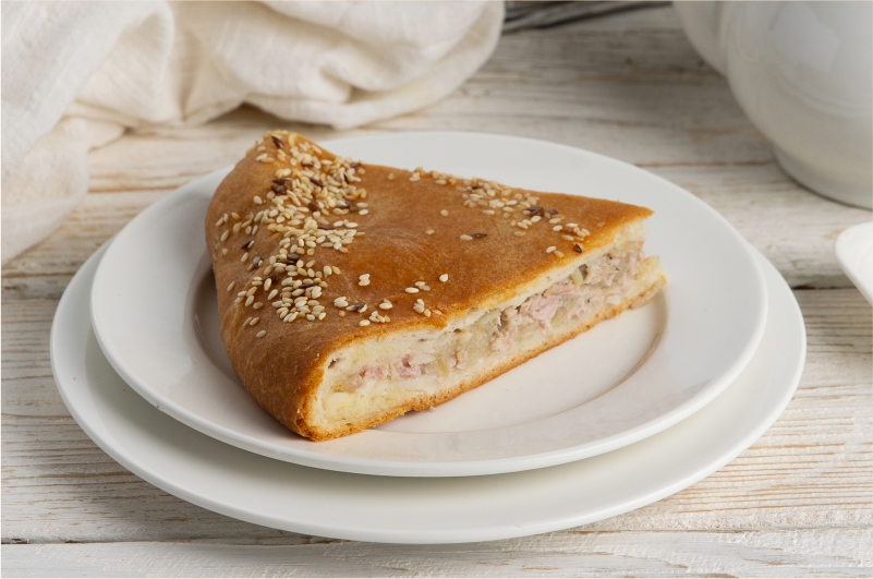 Пирог «Петровский» с мясом и картофелем