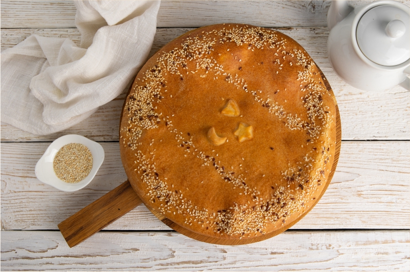 Пирог «Петровский» с мясом и картофелем