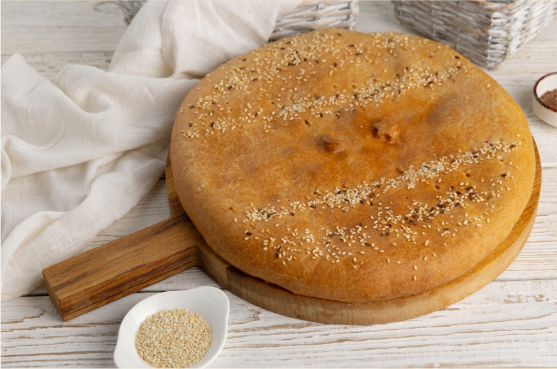 Пирог с мясом и картофелем