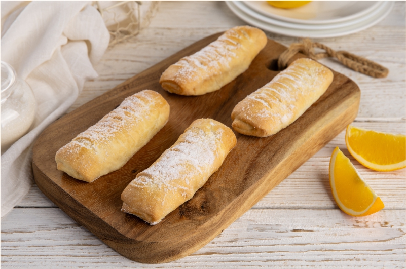 Пирожки печеные с апельсином и лимоном