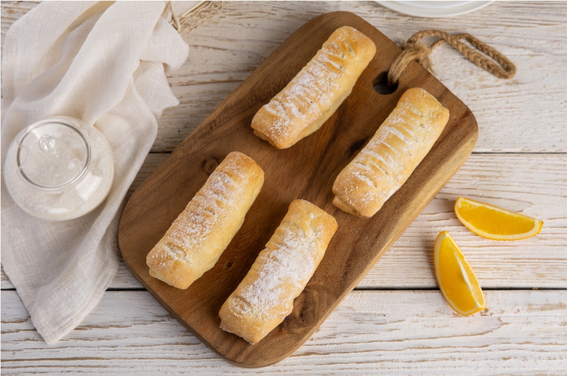 Пирожки печеные с апельсином и лимоном