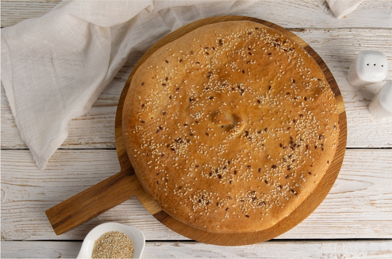Пирог с курицей и грибами