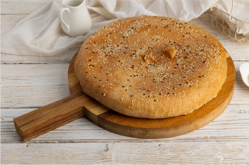 Пирог с курицей и капустой