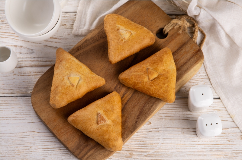Пирожки печеные с курицей