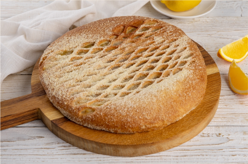 Пирог с апельсином и лимоном