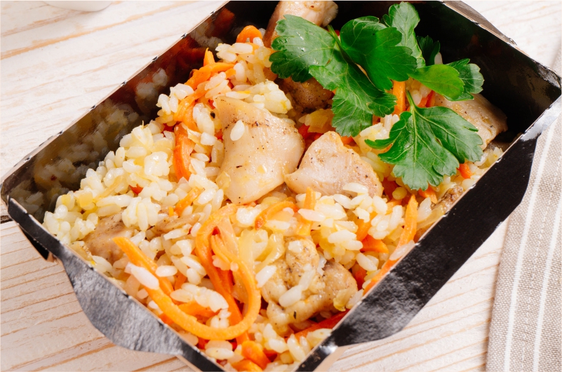 Плов с курицей