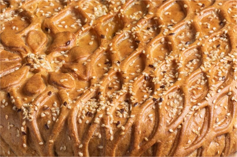 Курник с индейкой и овощами